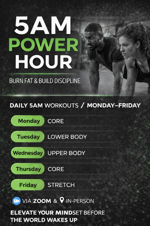 5AM Power Hour: Burn Fat & Build Discipline
